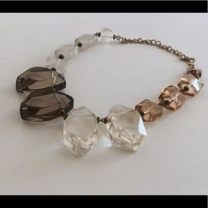 J.Crew chunky lucite necklace